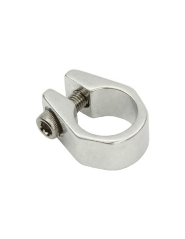 Alloy Seatpost Clamp Outer Diameter 25.4mm Chrome.